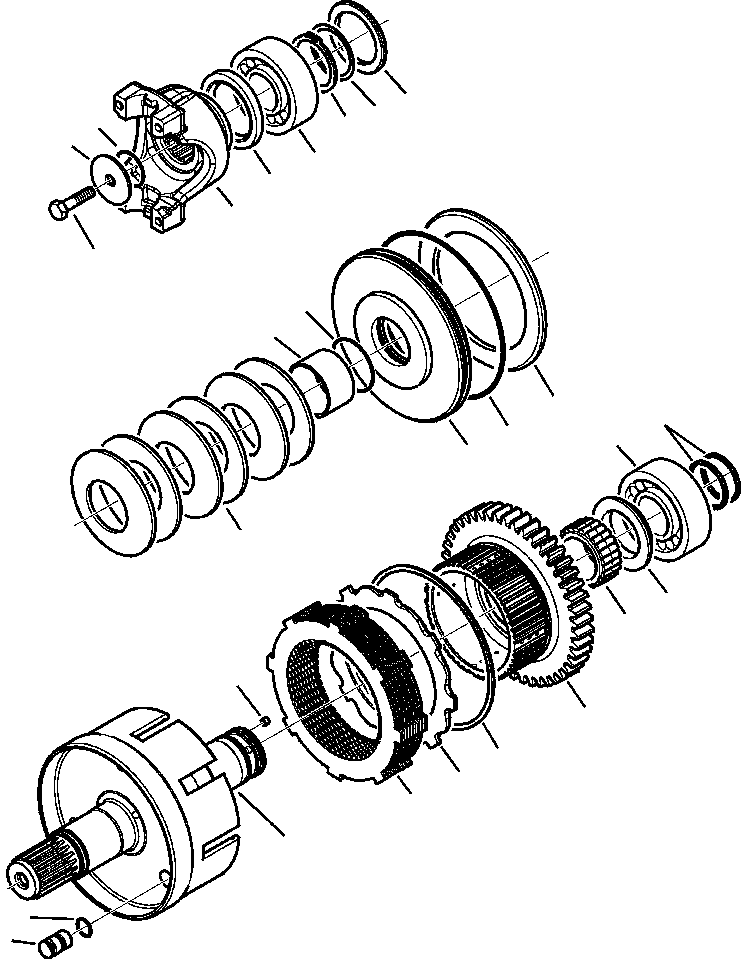 |$20. TRANSMISSION 4WD CLUTCH [F3207-01A0] - Komatsu part WB156PS-5 S/N A73001-UP [wb156ps5] - Komatsu spare parts at sparepartskomatsu.com