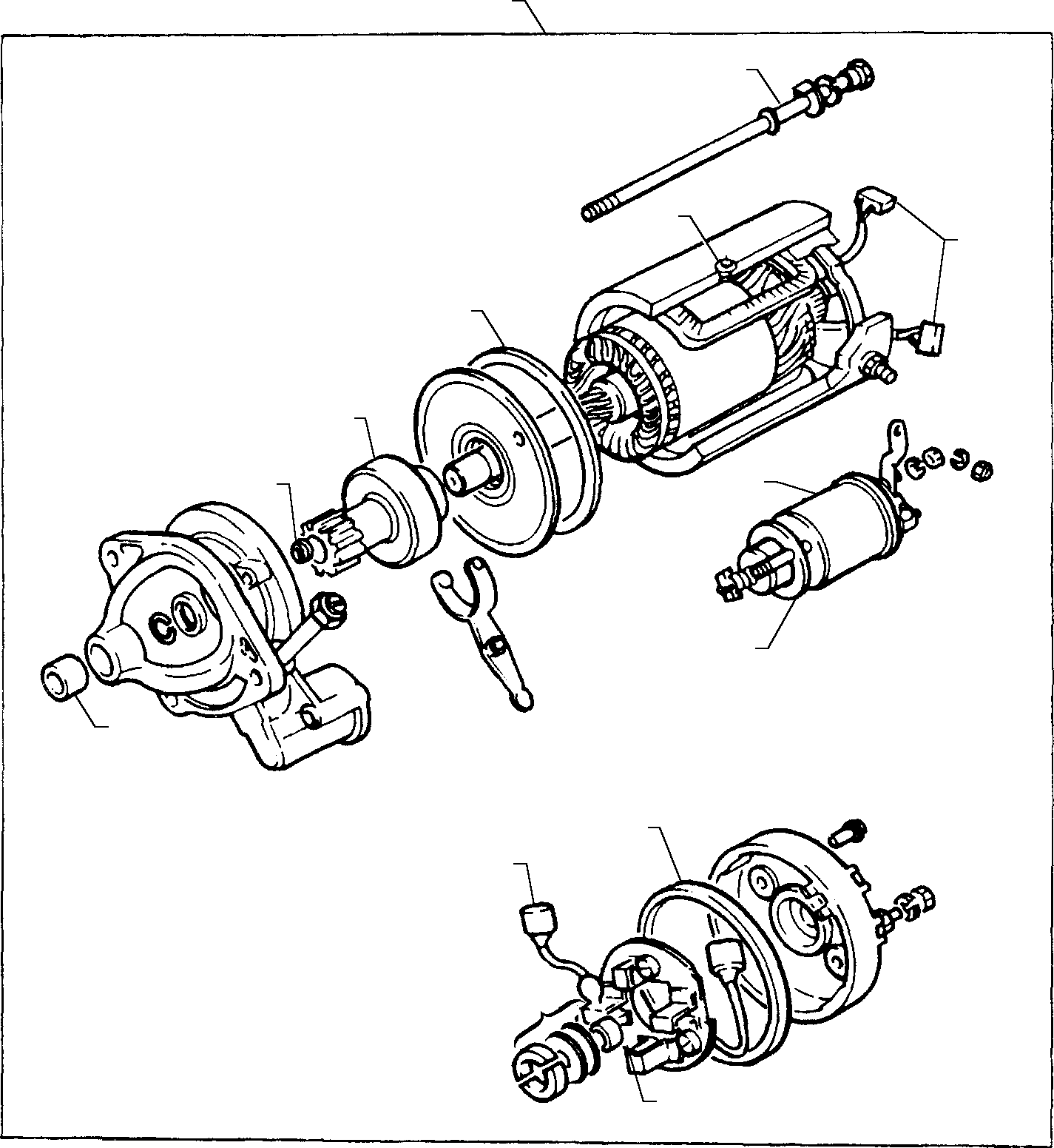 60. STARTER MOTOR (ASPIRATE ENGINE) [0661] - Komatsu part WB91R-1 WB93R-1 S/N 0000007-Up [wb9193r1] - Komatsu spare parts at sparepartskomatsu.com