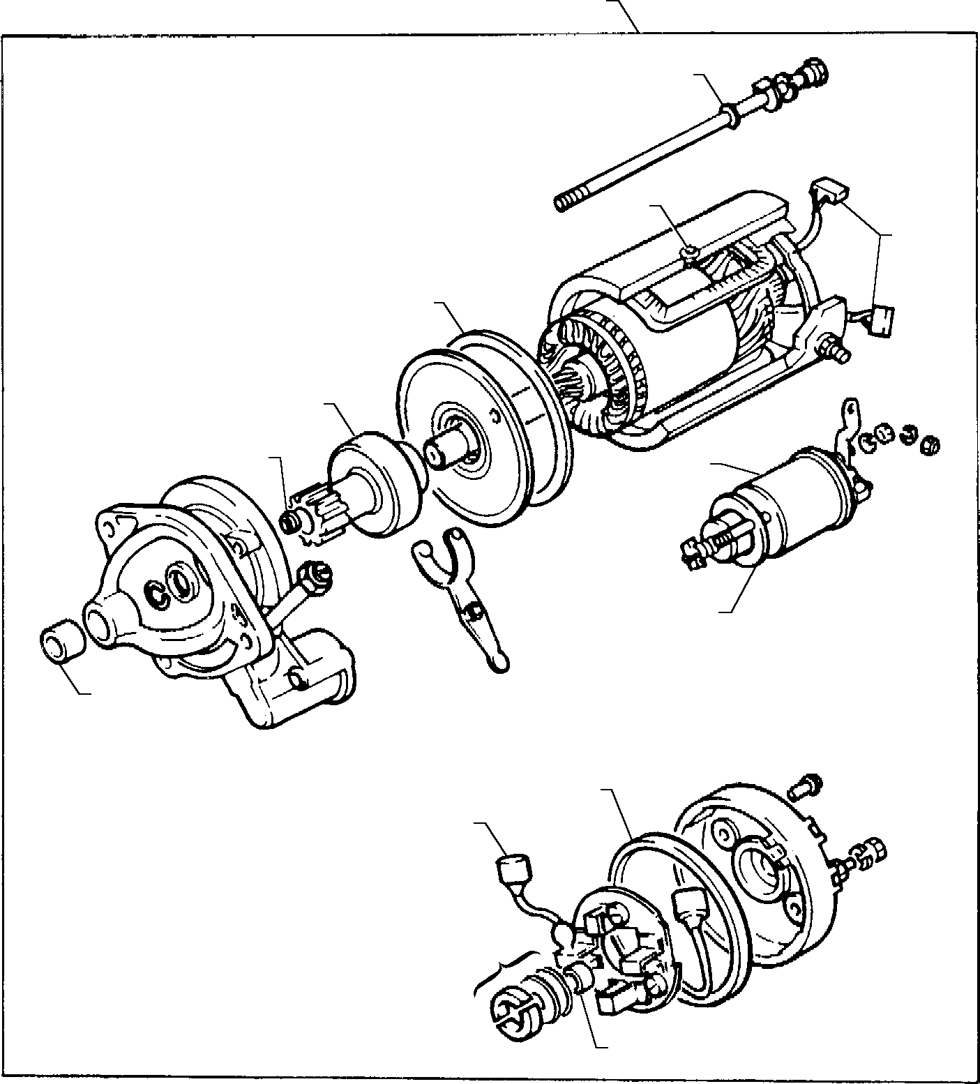 61. STARTER MOTOR (TURBO ENGINE) [0662] - Komatsu part WB91R-1 WB93R-1 S/N 0000007-Up [wb9193r1] - Komatsu spare parts at sparepartskomatsu.com