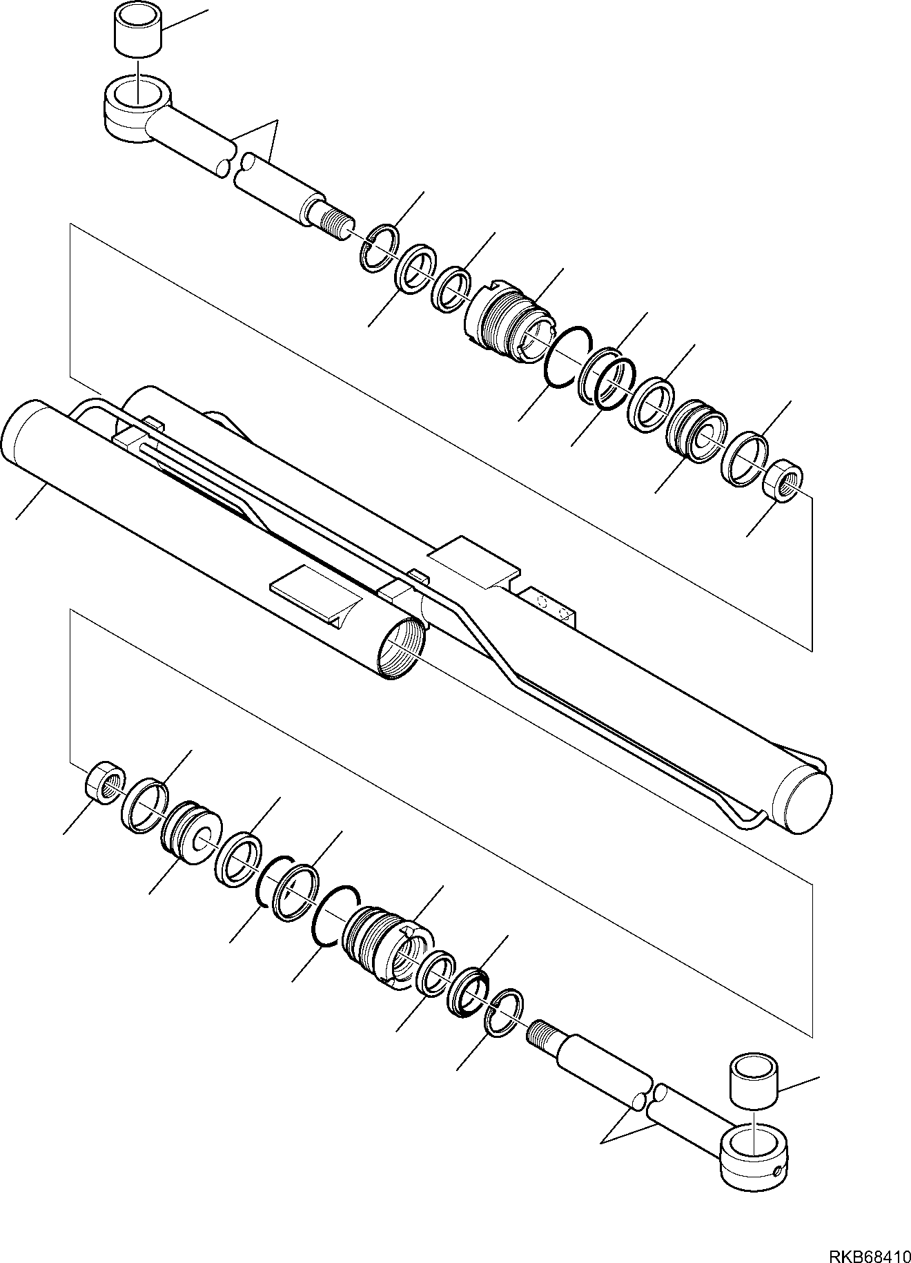 47. HYDRAULIC SLIDING PLATE CYLINDER [7311] - Komatsu part WB93R-5E0 S/N F60003- UP [wb93r5e0] - Komatsu spare parts at sparepartskomatsu.com