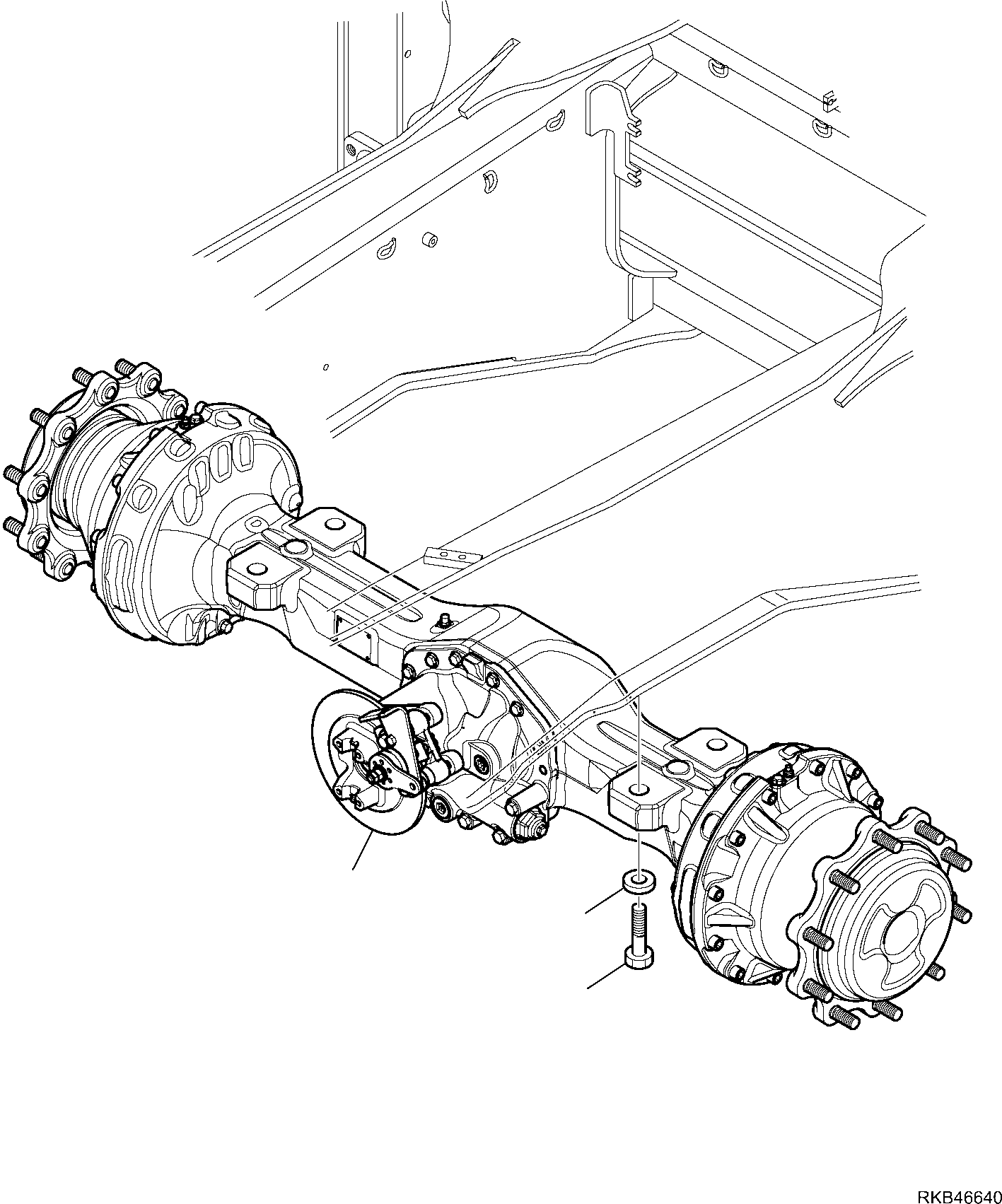 7. REAR AXLE FIXING [3140] - Komatsu part WB93R-5E0 S/N F61778, F61782, F61801, F61802 (RUSSIA SPECIFICATION TIER 2 ENG. INSTALLED) [wb93r5ru] - Komatsu spare parts at sparepartskomatsu.com