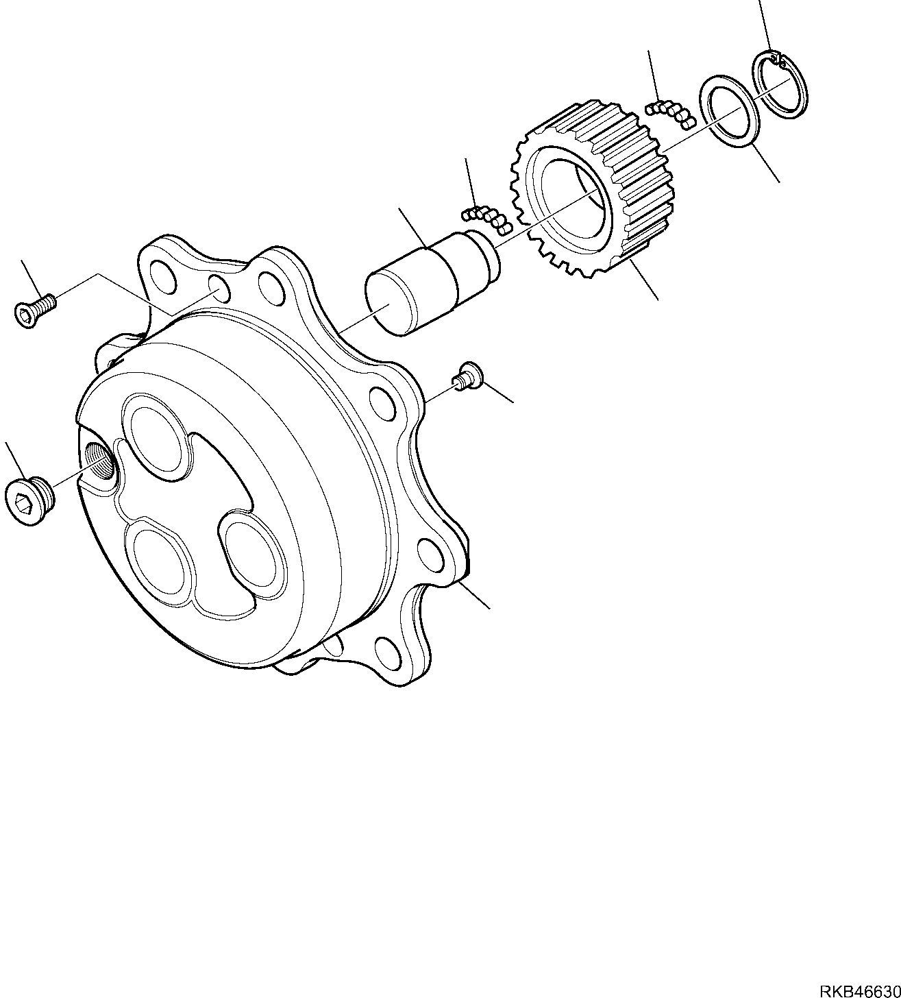 26. FRONT AXLE (7/7) [3430] - Komatsu part WB93R-5E0 S/N F61778, F61782, F61801, F61802 (RUSSIA SPECIFICATION TIER 2 ENG. INSTALLED) [wb93r5ru] - Komatsu spare parts at sparepartskomatsu.com