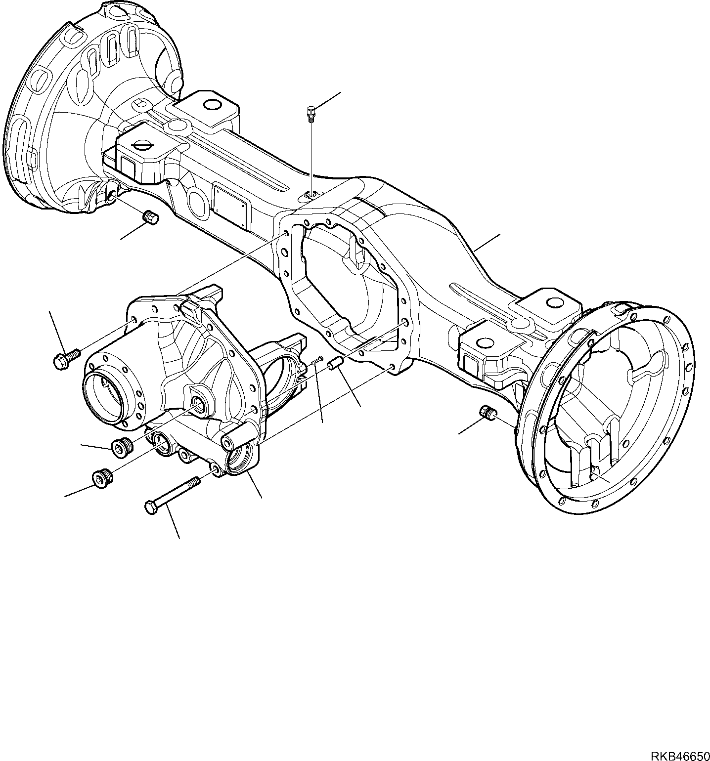 27. REAR AXLE (1/8) [3460] - Komatsu part WB93R-5E0 S/N F61778, F61782, F61801, F61802 (RUSSIA SPECIFICATION TIER 2 ENG. INSTALLED) [wb93r5ru] - Komatsu spare parts at sparepartskomatsu.com