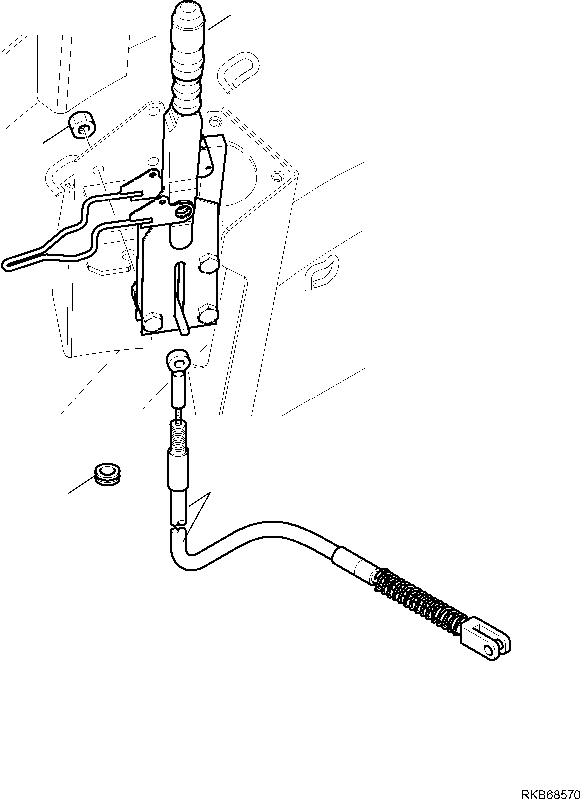 5. PARKING BRAKE (1/2) [4160] - Komatsu part WB93R-5E0 S/N F61778, F61782, F61801, F61802 (RUSSIA SPECIFICATION TIER 2 ENG. INSTALLED) [wb93r5ru] - Komatsu spare parts at sparepartskomatsu.com