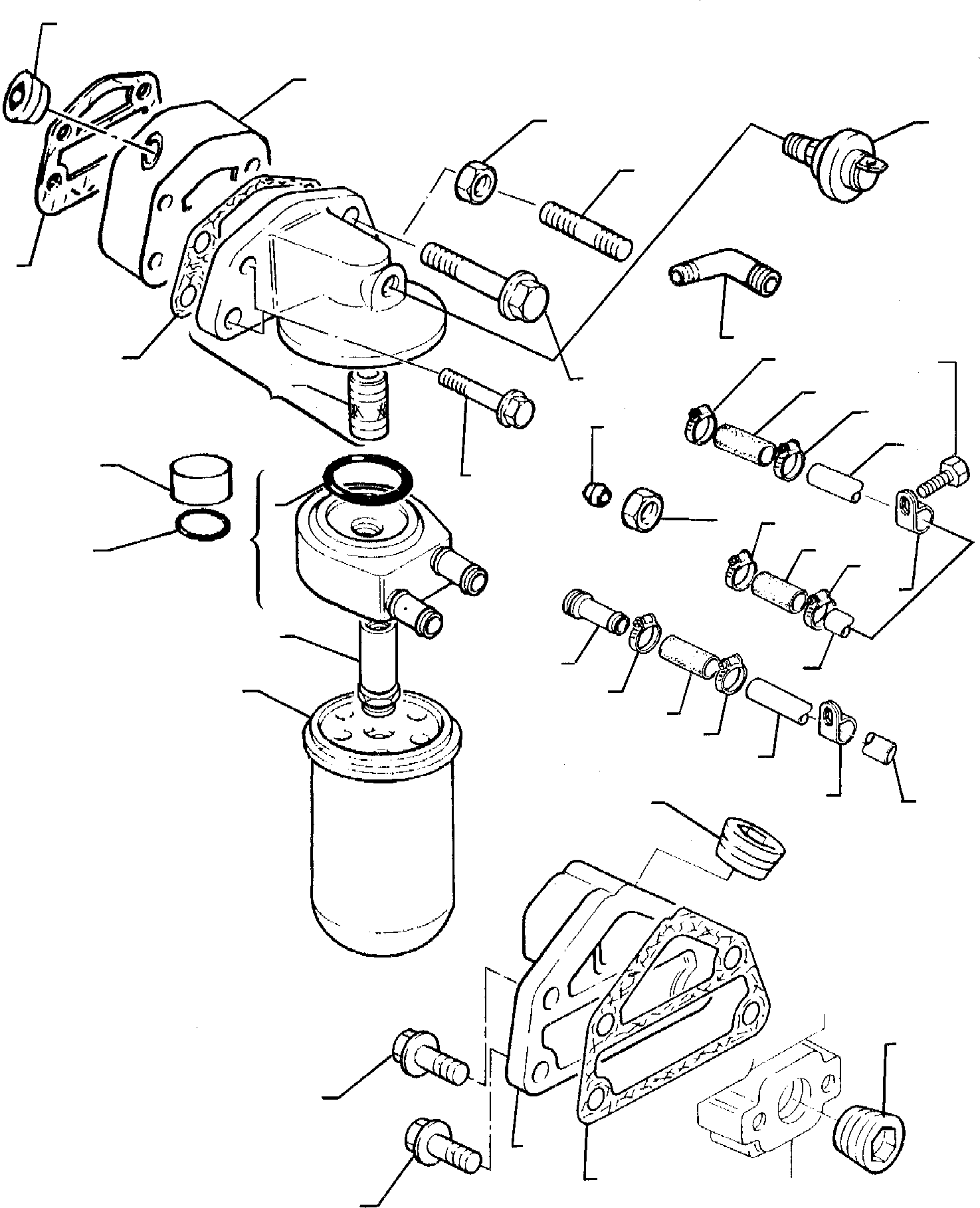 26. LUBRICATING OIL FILTER (TURBO ENGINE) [0312] - Komatsu part WB95R-1 WB97R-1 S/N 8901442-Up [wb9597r1] - Komatsu spare parts at sparepartskomatsu.com