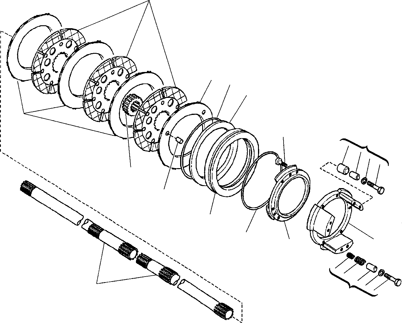 28. REAR AXLE (5/7) [3470] - Komatsu part WB97R-2 S/N 97F20172-Up [wb97r_2a] - Komatsu spare parts at sparepartskomatsu.com