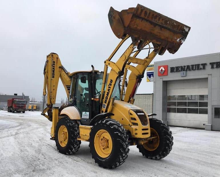 Komatsu WB93S-5: overview, specifications. Picture №3