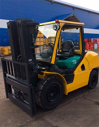 Komatsu 5 ton forklifts - review. Photo №5